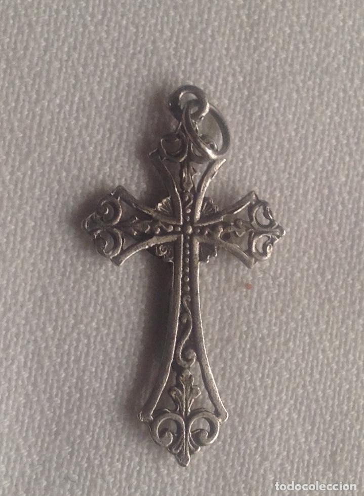 Joyeria: CRUCIFIJO ANTIGUO DE PLATA - Foto 3