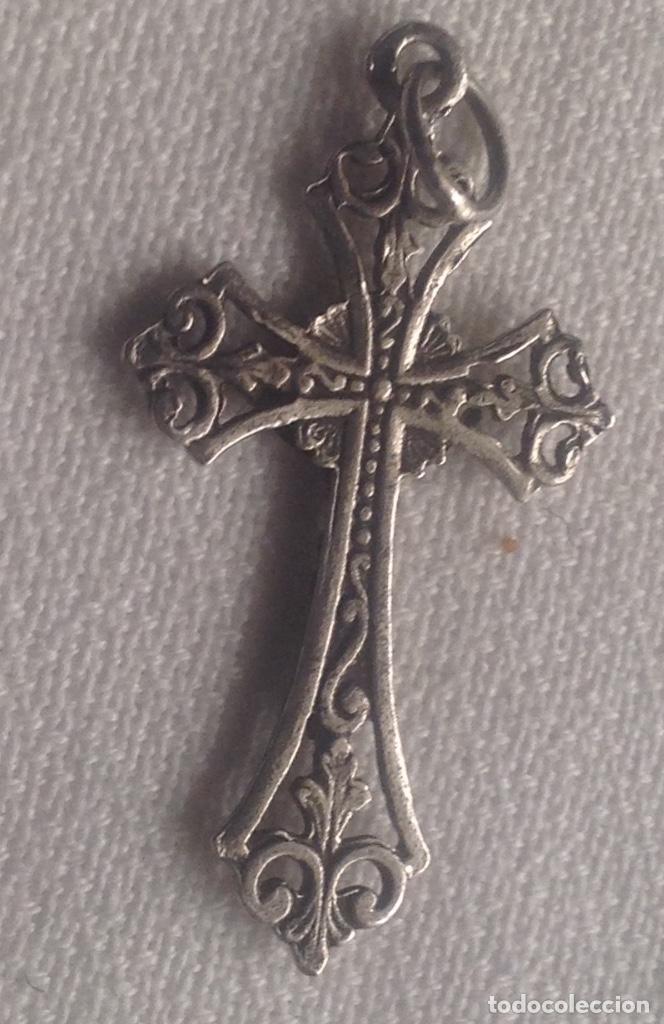 Joyeria: CRUCIFIJO ANTIGUO DE PLATA - Foto 5
