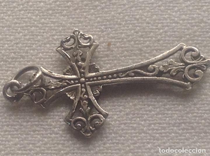 Joyeria: CRUCIFIJO ANTIGUO DE PLATA - Foto 6