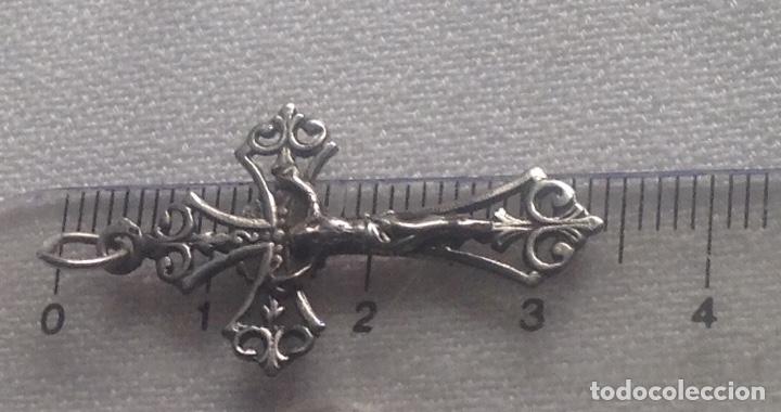 Joyeria: CRUCIFIJO ANTIGUO DE PLATA - Foto 7