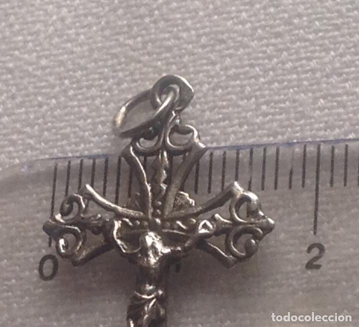 Joyeria: CRUCIFIJO ANTIGUO DE PLATA - Foto 9
