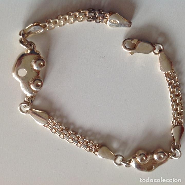 Joyeria: PULSERA DE PLATA. COCHES. VINTAGE - Foto 3