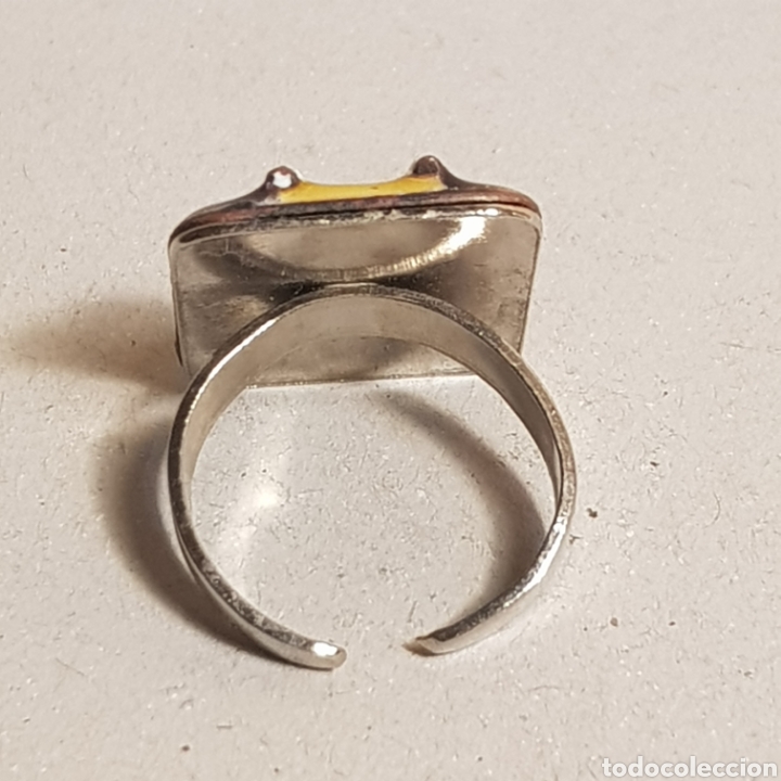 Joyeria: ANTIGUO ANILLO ESMALTADO - Foto 4
