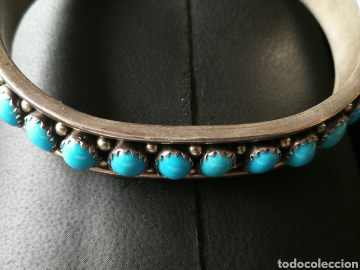 Joyeria: Brazalete turquesas y plata - Foto 2