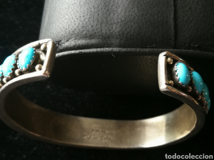 Joyeria: Brazalete turquesas y plata - Foto 3