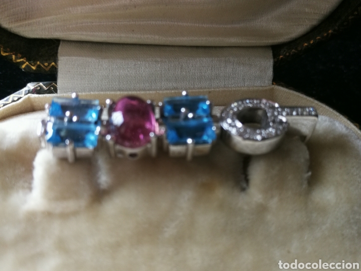 Joyeria: Colgante artdeco oro blanco - Foto 3