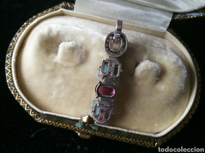 Joyeria: Colgante artdeco oro blanco - Foto 4
