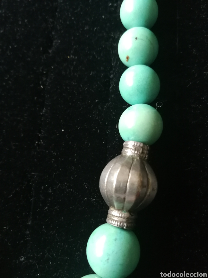 Joyeria: Collar bolas turquesas y plata - Foto 4