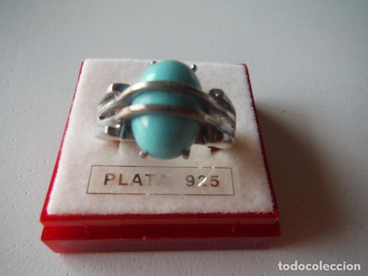 Joyeria: ANILLO DE PLATA DE LEY CON TURQUESA - Foto 1