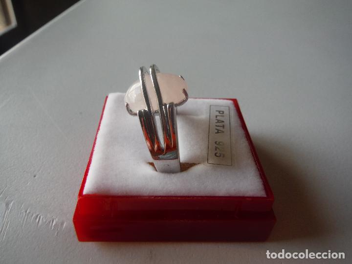 Joyeria: ANILLO DE PLATA DE LEY CON PIEDRA ROSA - Foto 2
