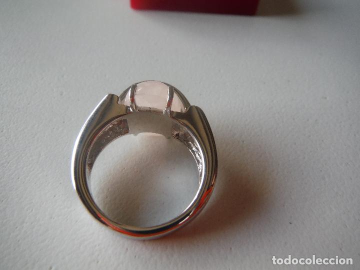Joyeria: ANILLO DE PLATA DE LEY CON PIEDRA ROSA - Foto 3