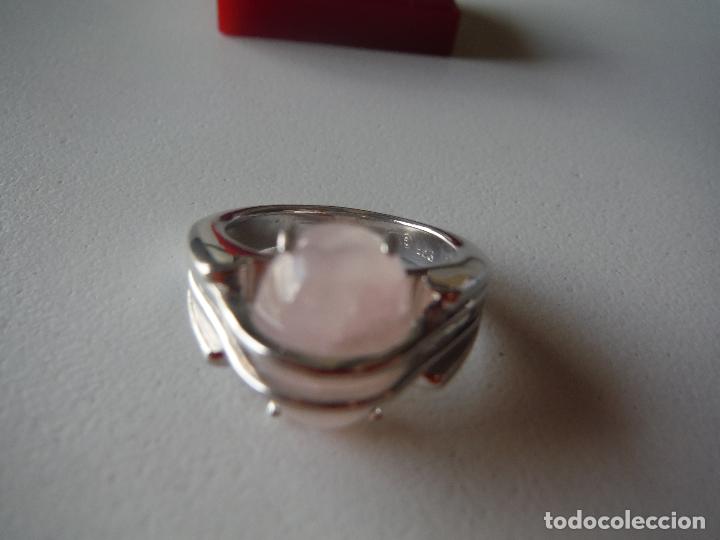 Joyeria: ANILLO DE PLATA DE LEY CON PIEDRA ROSA - Foto 5