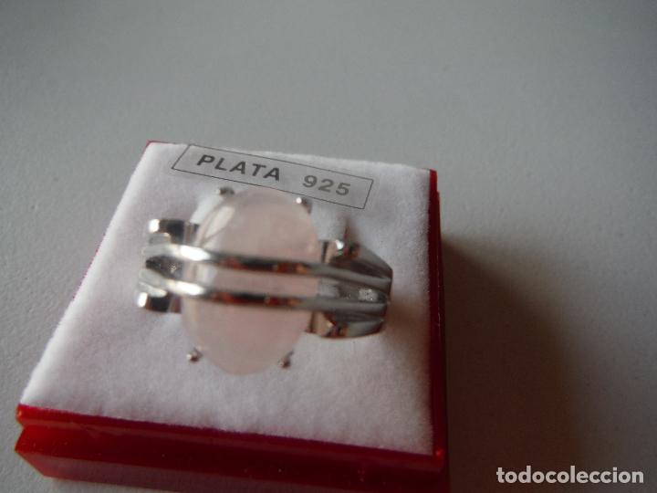 Joyeria: ANILLO DE PLATA DE LEY CON PIEDRA ROSA - Foto 1
