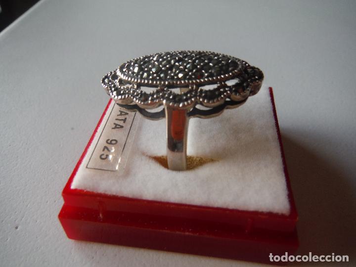 Joyeria: ANILLO DE PLATA VIEJA DE LEY CON CIRCONITAS - Foto 2