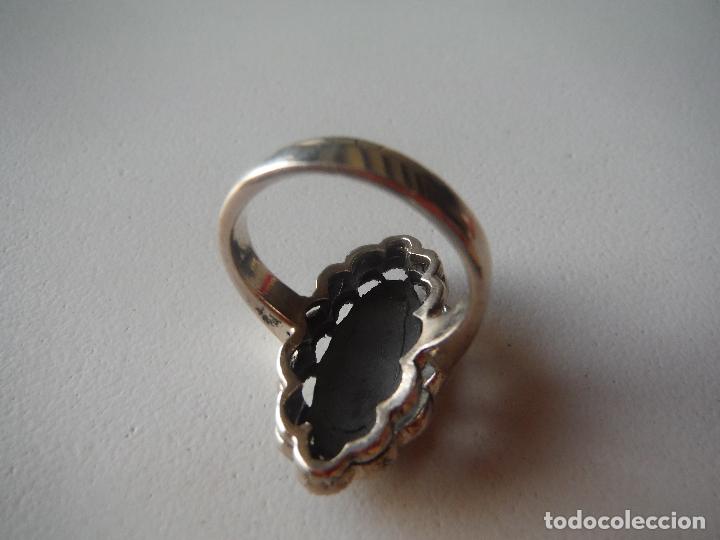 Joyeria: ANILLO DE PLATA VIEJA DE LEY CON CIRCONITAS - Foto 5