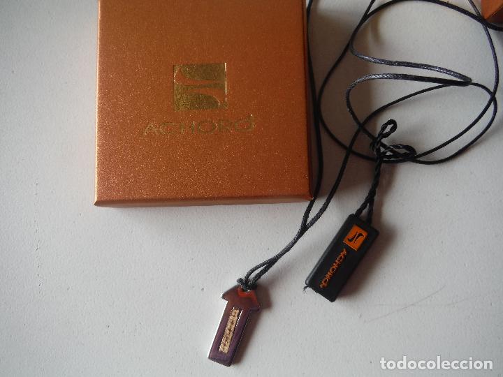 Joyeria: COLGANTE DE ACERO Y CHAPADO EN ORO DE ACHORO - Foto 3