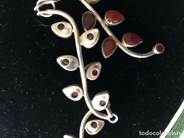 Joyeria: GARGANTILLA DE PLATA Y GRANATES - Foto 5