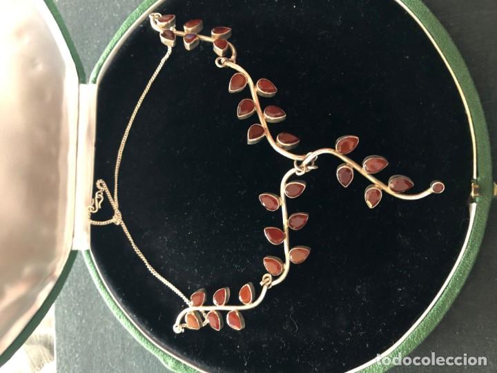 Joyeria: GARGANTILLA DE PLATA Y GRANATES - Foto 6