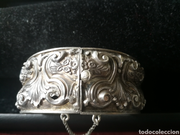 Joyeria: Brazalete de plata. Siglo XIX - Foto 3