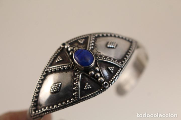 Joyeria: brazalete en plata 925 con lapislazuli - Foto 5