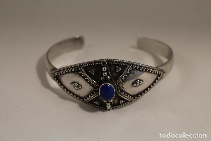 Joyeria: brazalete en plata 925 con lapislazuli - Foto 6