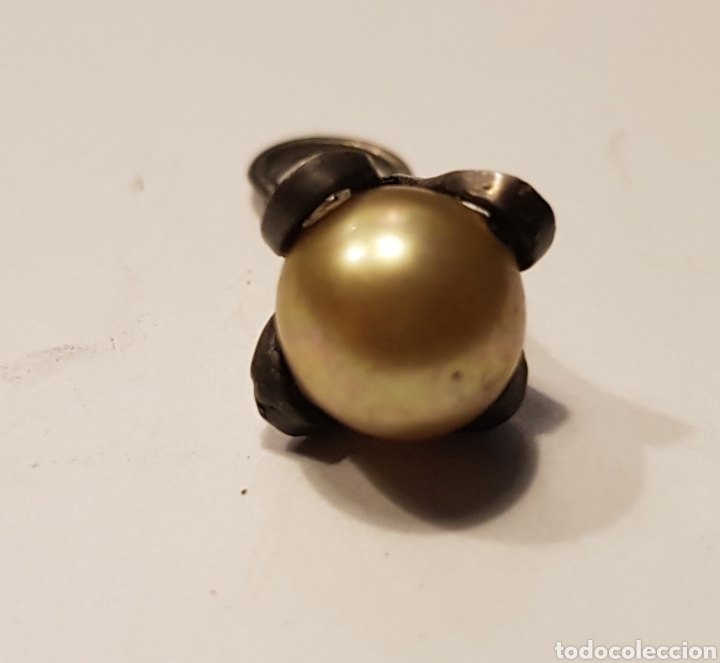 Joyeria: Antiguo colgante perla y plata. - Foto 3