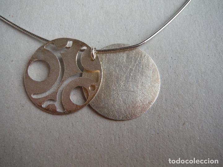 Joyeria: COLGANTE DE PLATA DE LEY CON FORMAS CIRCULARES - Foto 3