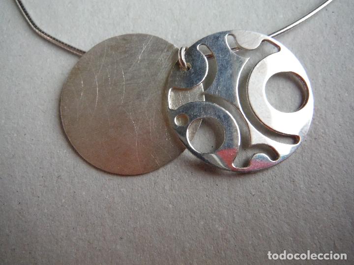Joyeria: COLGANTE DE PLATA DE LEY CON FORMAS CIRCULARES - Foto 4