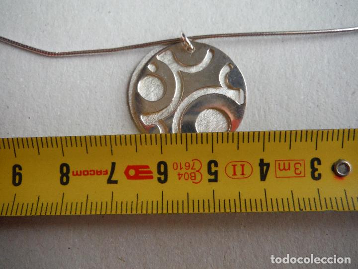 Joyeria: COLGANTE DE PLATA DE LEY CON FORMAS CIRCULARES - Foto 5