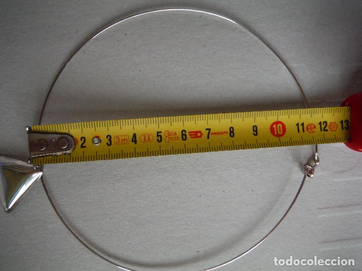 Joyeria: GARGANTILLA PLATA DE LEY CON FORMA TRIANGULAR - Foto 4