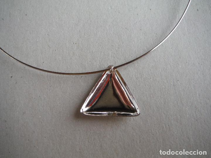 Joyeria: GARGANTILLA PLATA DE LEY CON FORMA TRIANGULAR - Foto 5