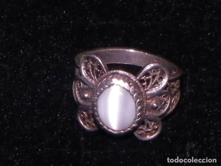 Joyeria: Sortija filigrana plata y n&aacute;car - Foto 2