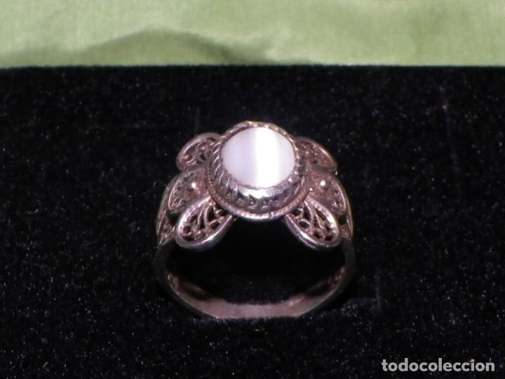Joyeria: Sortija filigrana plata y n&aacute;car - Foto 4