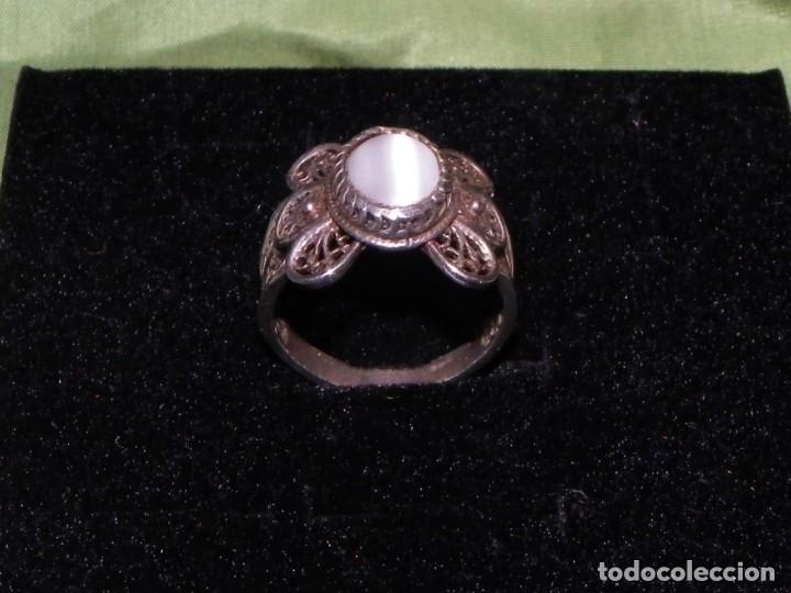 Joyeria: Sortija filigrana plata y n&aacute;car - Foto 5