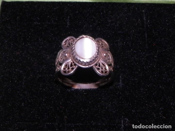Joyeria: Sortija filigrana plata y n&aacute;car - Foto 6