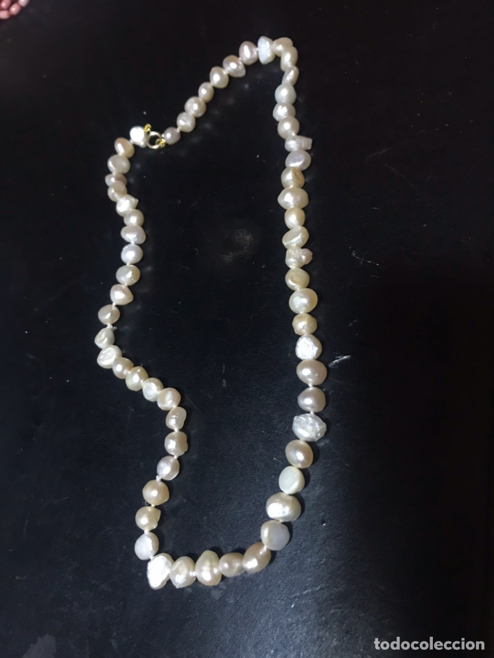 Joyeria: Collar perlas y cierre oro 9 quilates 375