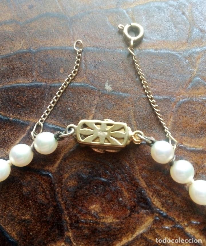 Joyeria: PULSERA DE PERLAS DOBLE VUELTA Y PLATA DE LEY. - Foto 3