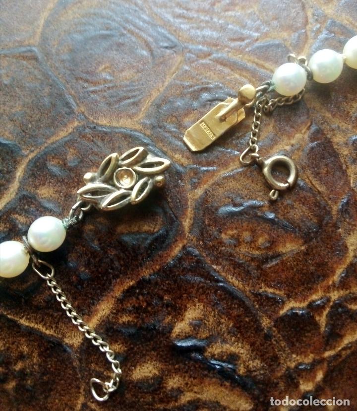 Joyeria: PULSERA DE PERLAS DOBLE VUELTA Y PLATA DE LEY. - Foto 4