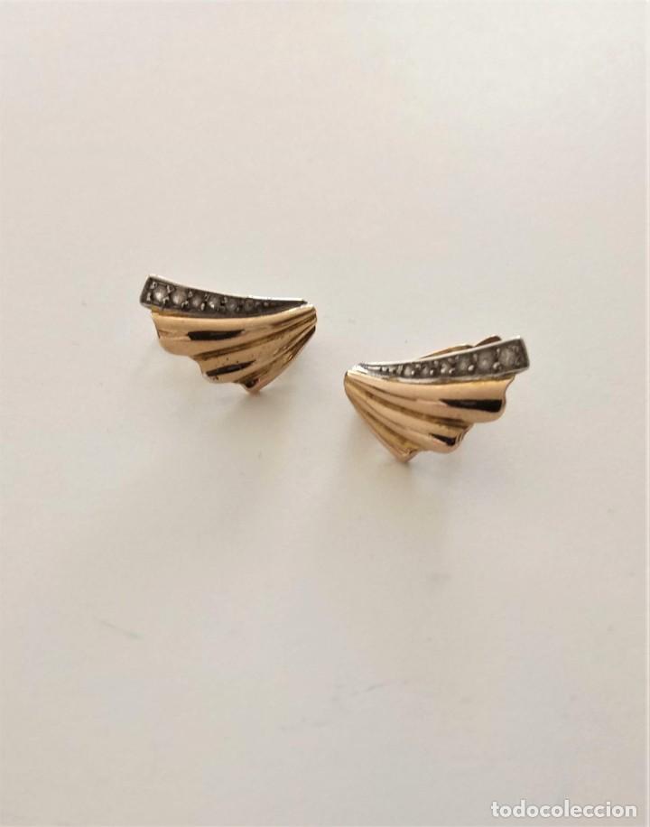 Joyeria: Pendientes chapados oro - Foto 3