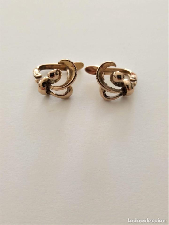 Joyeria: Pendientes chapado oro - Foto 2