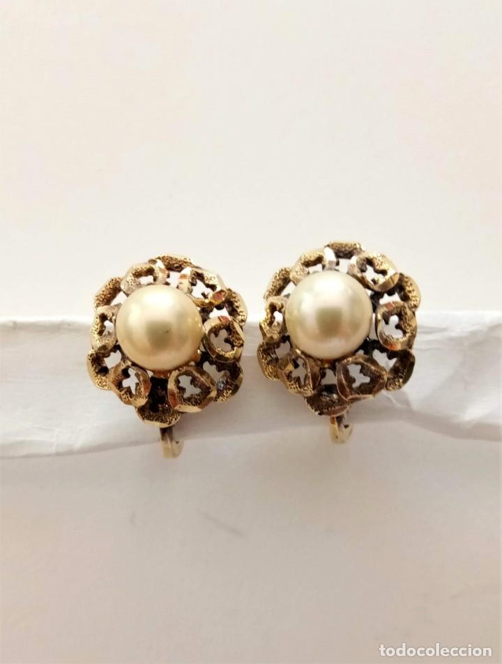 Joyeria: Pendientes chapado oro - Foto 1