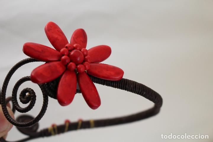 Joyeria: pulsera con flor de alaqueca - art nouveau - Foto 4