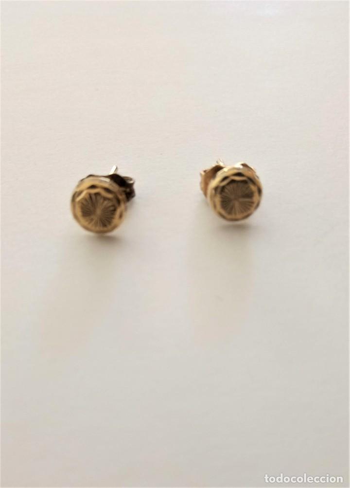 Joyeria: Pendientes chapados oro - Foto 1