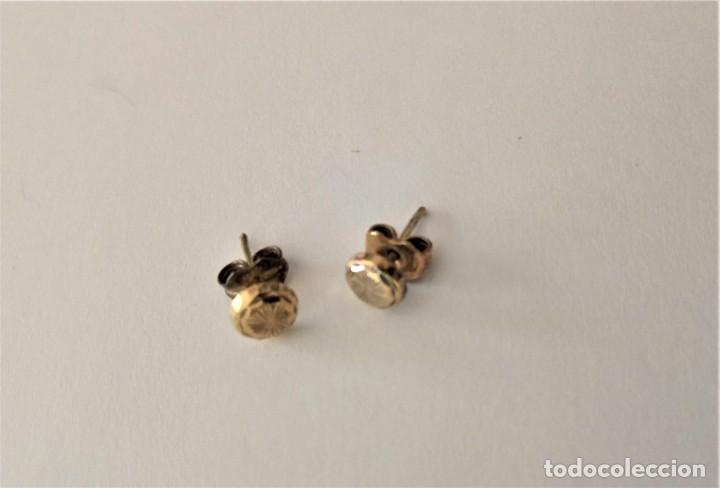 Joyeria: Pendientes chapados oro - Foto 3