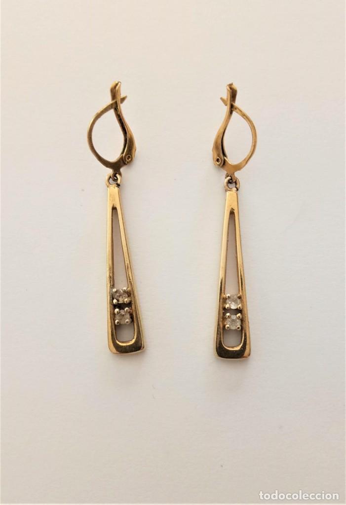 Joyeria: Pendientes chapados oro - Foto 1