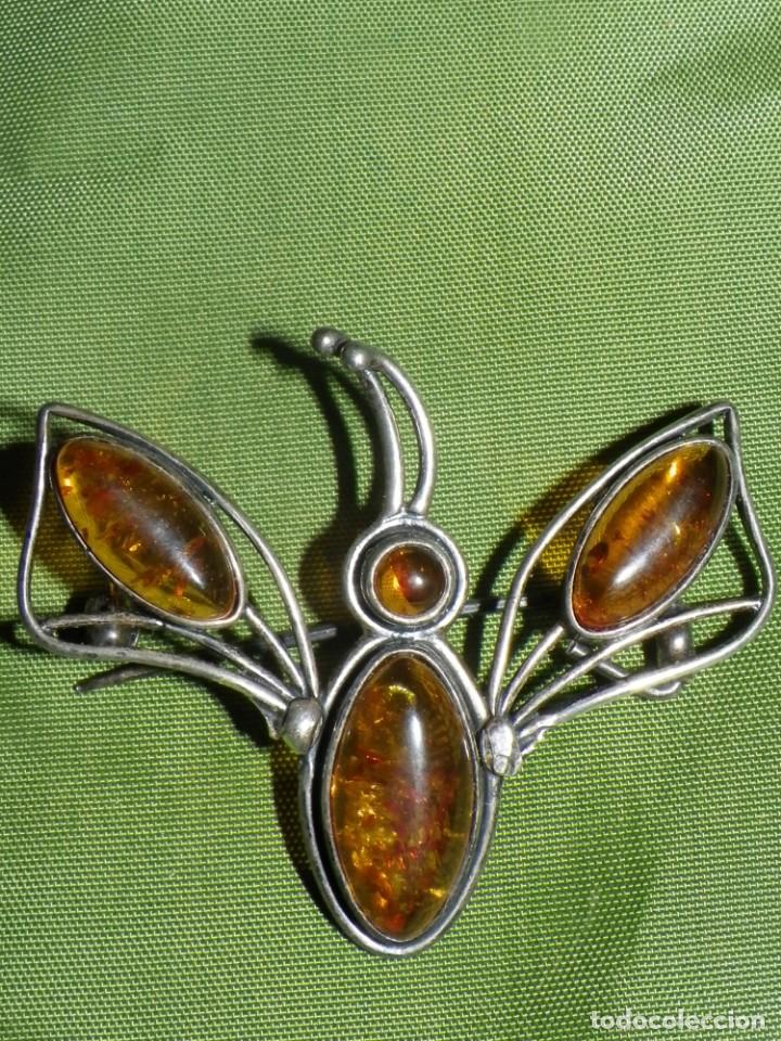 Joyeria: Insecto &aacute;mbar y plata - Foto 1