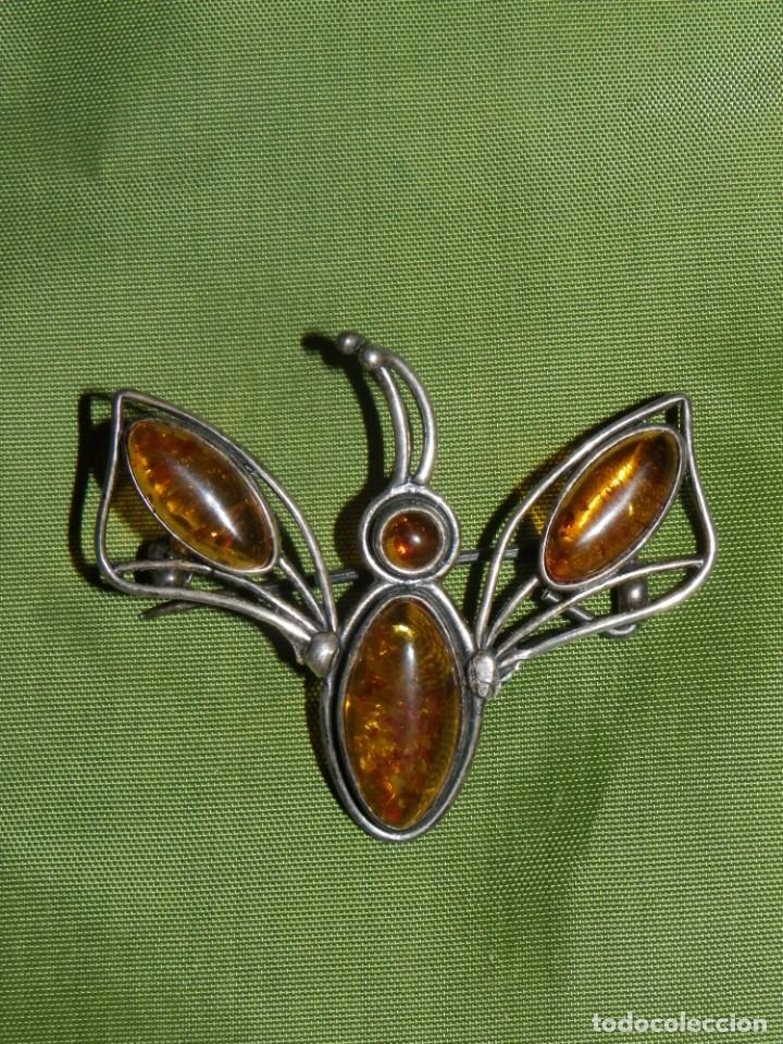 Joyeria: Insecto &aacute;mbar y plata - Foto 3