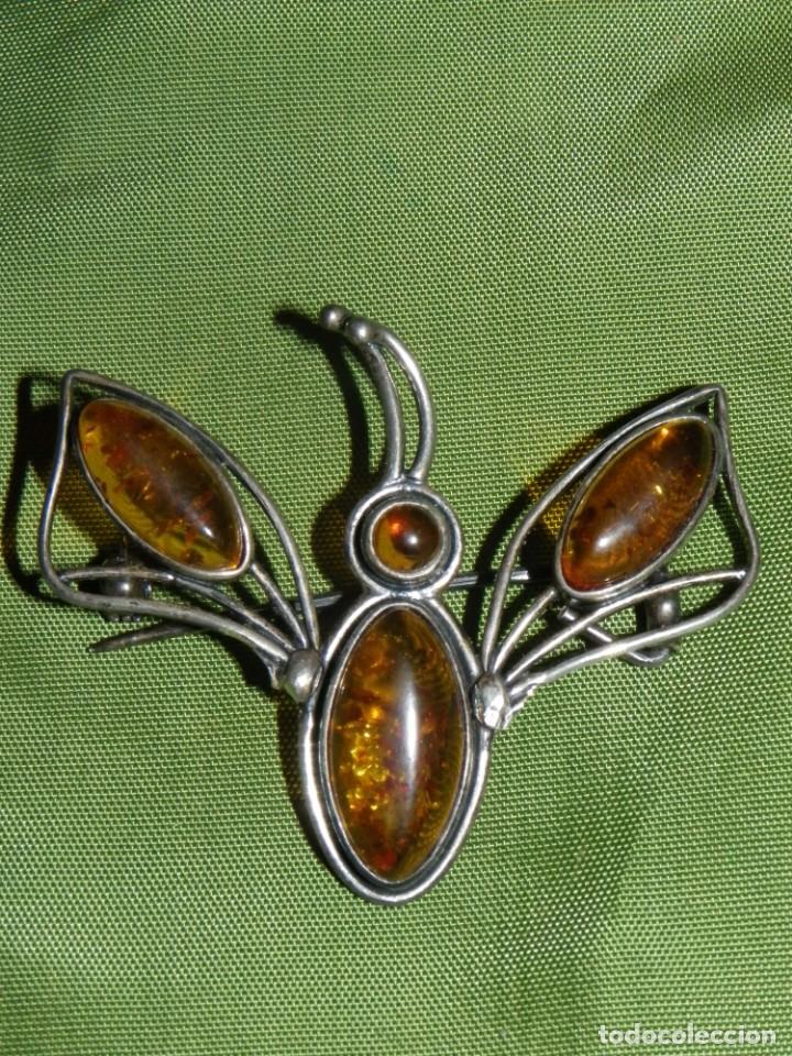 Joyeria: Insecto &aacute;mbar y plata - Foto 4
