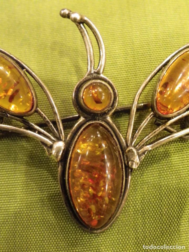 Joyeria: Insecto &aacute;mbar y plata - Foto 9