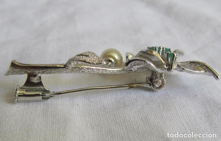Joyeria: Broche de plata 925 en forma de flor - Foto 3